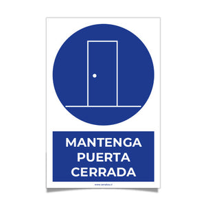 Mantenga Puerta Cerrada