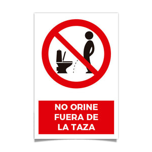 No Orine Fuera de la Taza