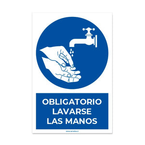 Obligatorio Lavarse las Manos
