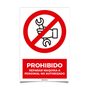 Prohibo Reparar Maquina