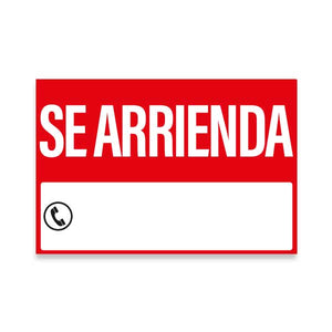 Letrero Se Arrienda