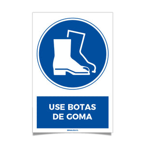 Use Botas de Goma