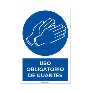 Uso Obligatorio Guantes