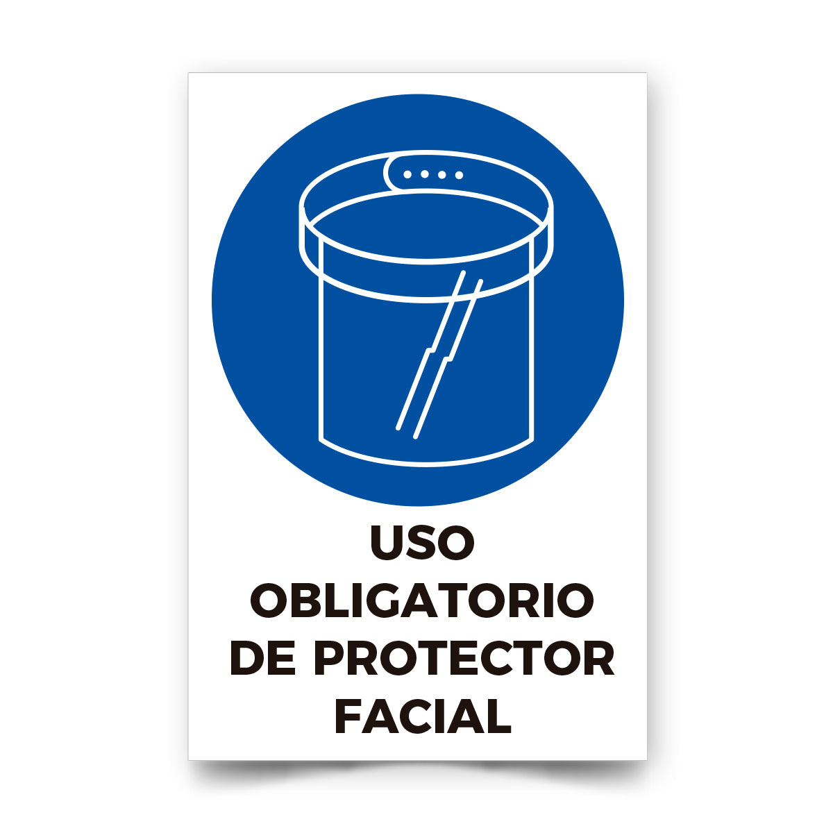 Uso Obligatorio de Protección Facial