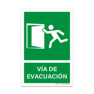 Vía de Evacuación Izquierda