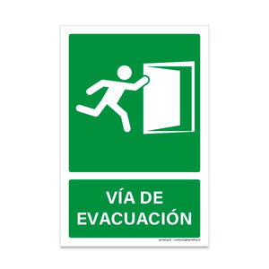 Vía de Evacuación Derecha
