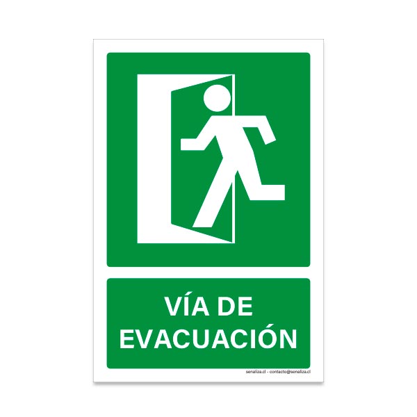 Vía de Evacuación Izquierda B