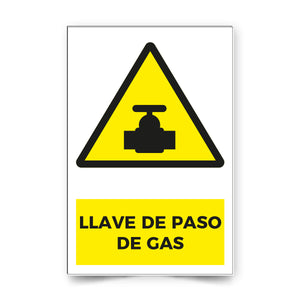 Llave de Paso de Gas