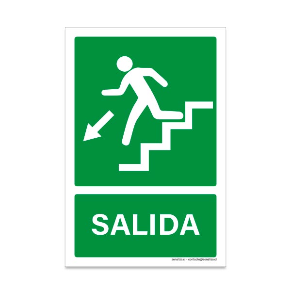 Salida Escalera Abajo Izquierda