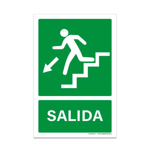 Salida Escalera Abajo Izquierda